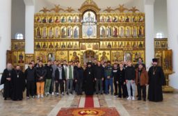 Архиепископ Егорьевский Матфей совершил молебен для футболистов в храме Собора Московских святых в Бибиреве