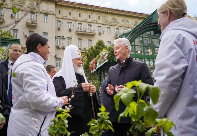 Святейший Патриарх Кирилл посетил фестиваль «Пасхальный дар» в Москве