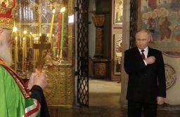 Святейший Патриарх Московский и всея Руси совершил благодарственный молебен в Благовещенском соборе Московского Кремля