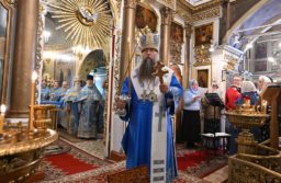 Епископ Егорьевский Мефодий совершил Литургию в храме Рождества Христова в Измайлове и освятил приходской музей